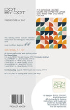 Dot By Dot Quilt Pattern by Brigitte Heitland - 64" x 64"