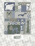 Woof Dog Quilt Pattern by meags & me. Finished size approximately 51" x 60"