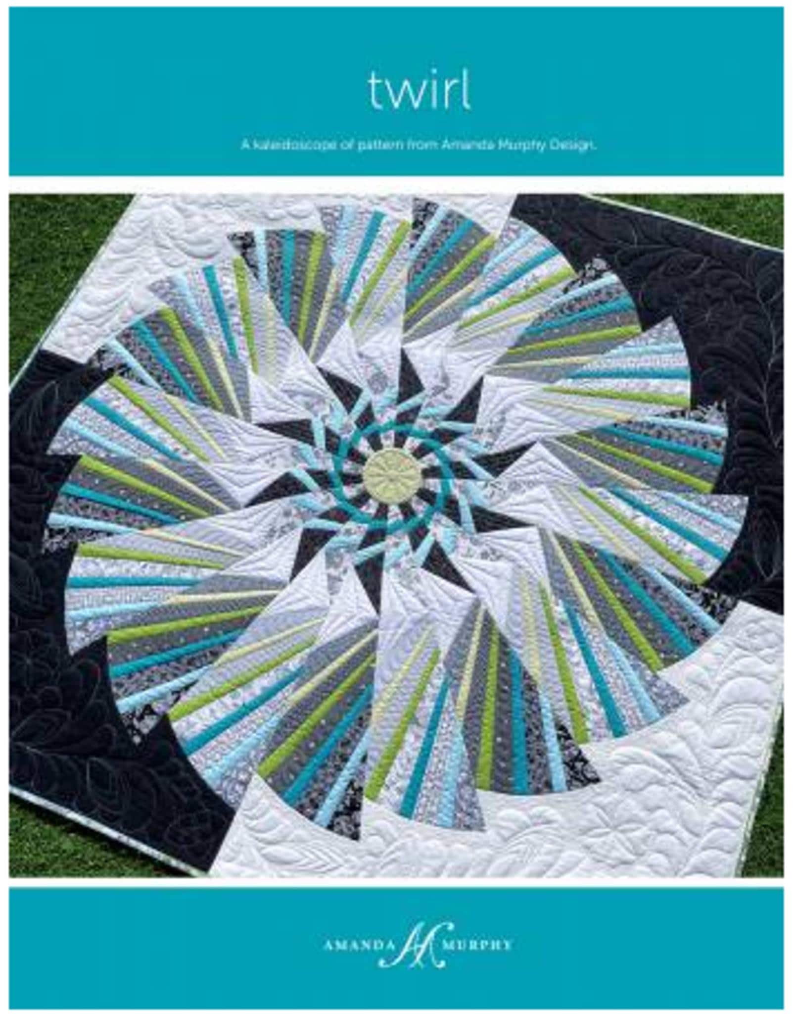 Twirl Quilt Pattern by Amanda Murphy: Foundation Pieced (70.5" Square)