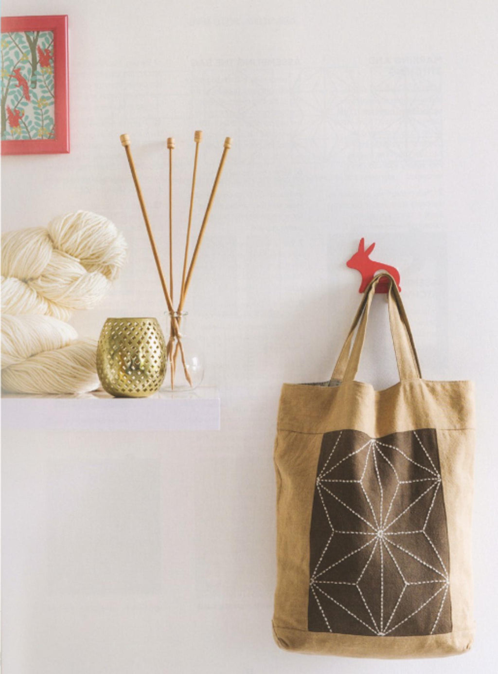 Simple Sashiko book by Susan Briscoe - 8 Sashiko Sewing Projects for the Modern Home