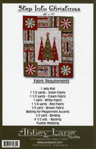 Step Into Christmas Quilt Pattern: Abbey Lane Quilts 60" x 72"