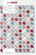 Iconic 2 Quilt Pattern by Lella Boutique - approx 66.5" x 72.5" finished size