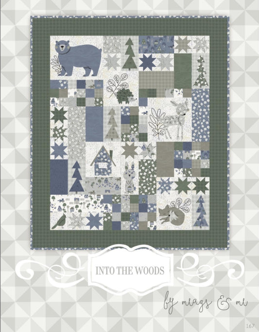 Into the Woods Pattern by meags & me. Finished size approximately 44" x 52"