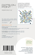 Dots on Point Quilt Pattern by Brigitte Heitland for Zen Chic - 64" x 64"
