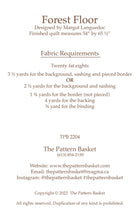Forest Floor Quilt Pattern by Margot Languedoc Designs - 52" x 65.5"