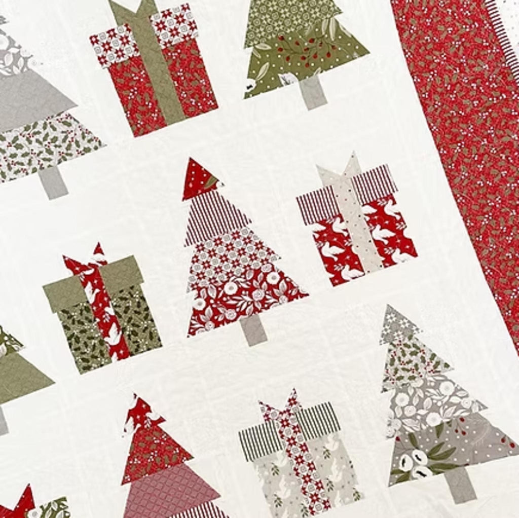 Christmas Wishes Quilt Pattern by Margot Languedoc from Pattern Basket - 54.5 x 65