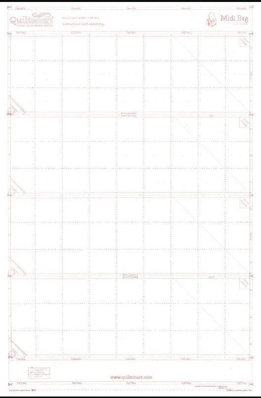 Quiltsmart Bag Interfacing Only: Mondo, Midi, Bitty Sizes; No Instructions Included