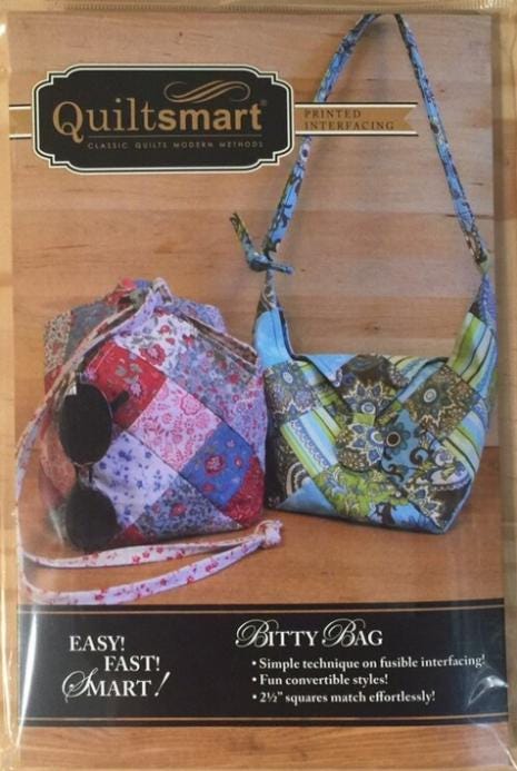 Quiltsmart Bag Interfacing Only: Mondo, Midi, Bitty Sizes; No Instructions Included