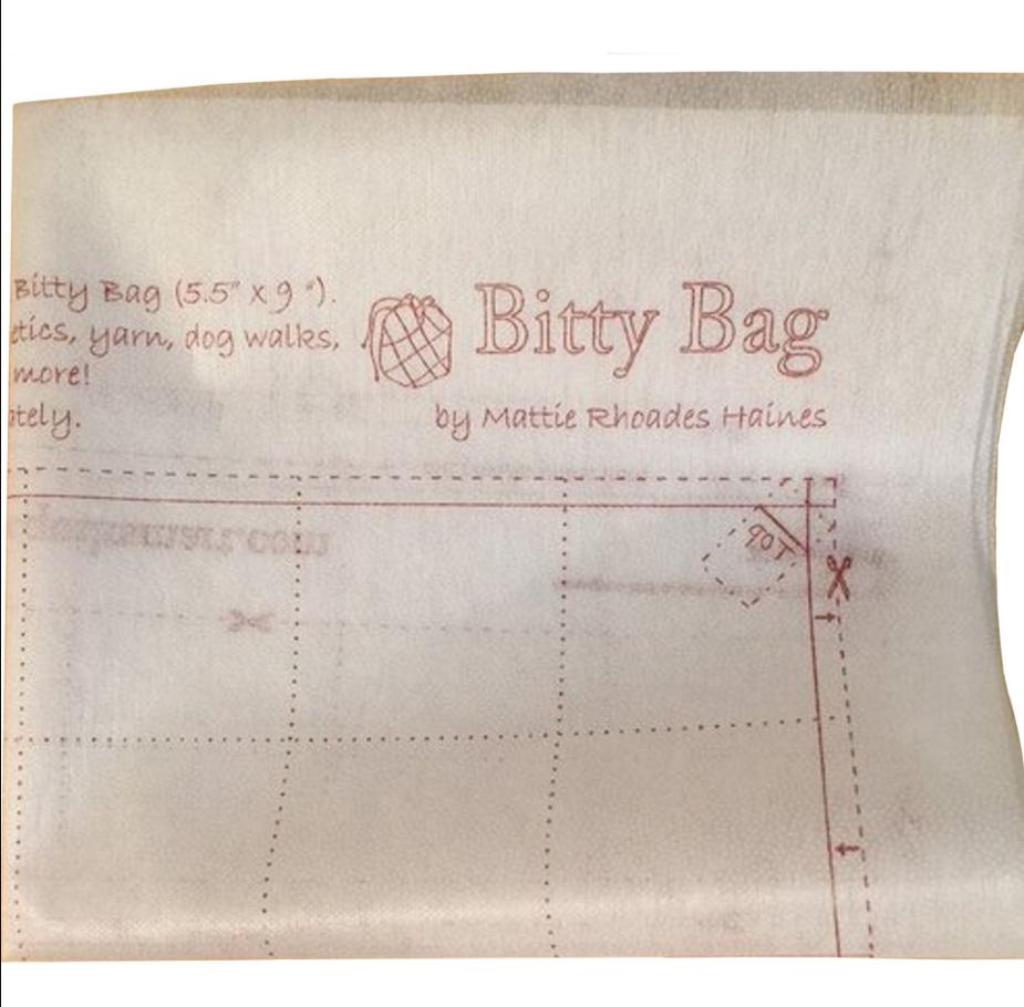 Quiltsmart Bag Interfacing Only: Mondo, Midi, Bitty Sizes; No Instructions Included