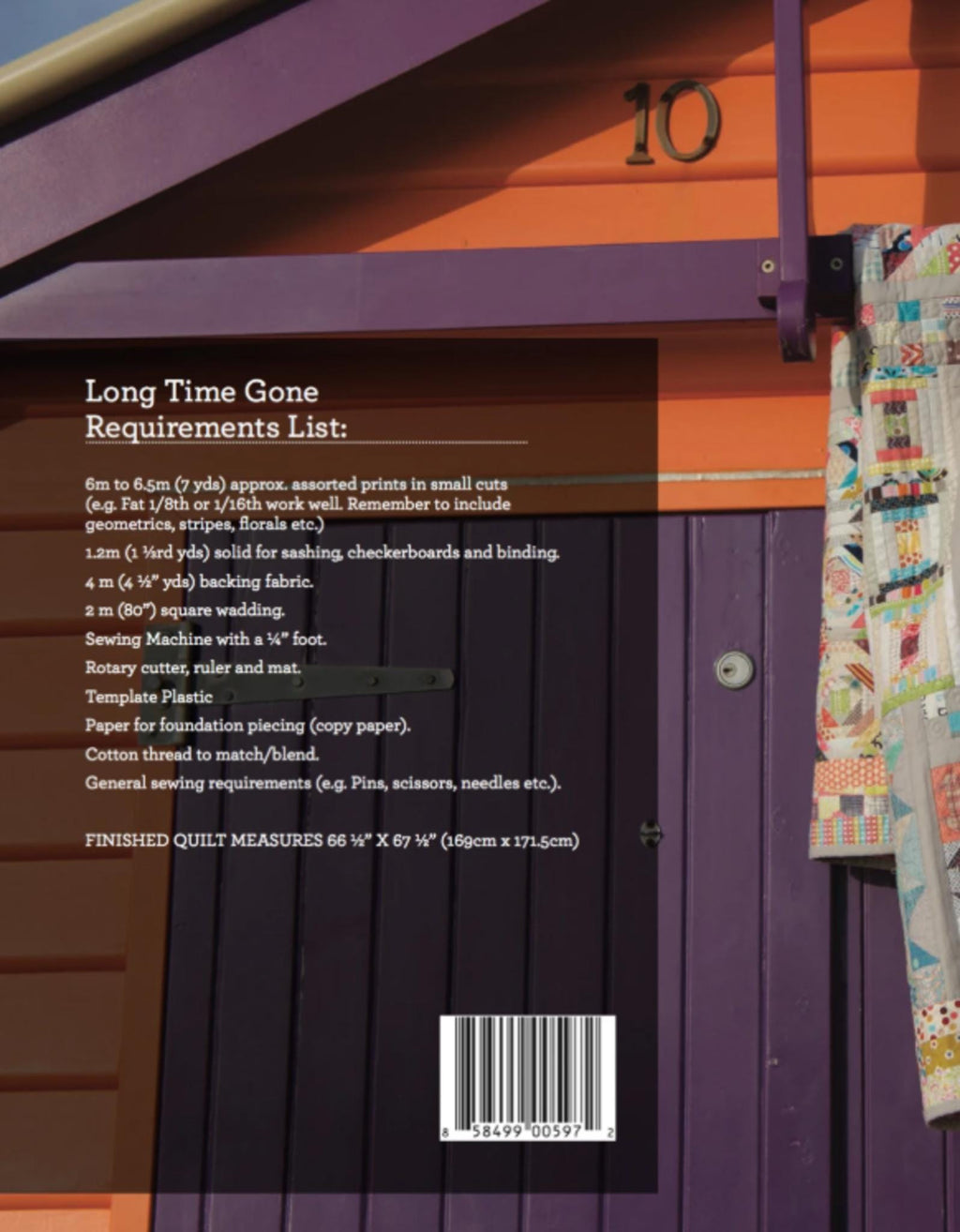 Long Time Gone Pattern Booklet by Jen Kingwell - 66.5" x 67.5"