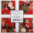 Holiday Flourish - Peppermint Twist Holiday Colorstory 10" squares Layer Cake 42pcs from Robert Kaufman