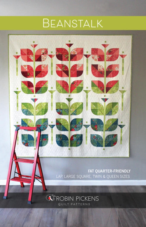 Beanstalk Quilt Pattern by Robin Pickens - 2 sizes included - pattern only