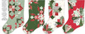 Mistletoe & Holly Stocking Panel - beautiful large stocking!
