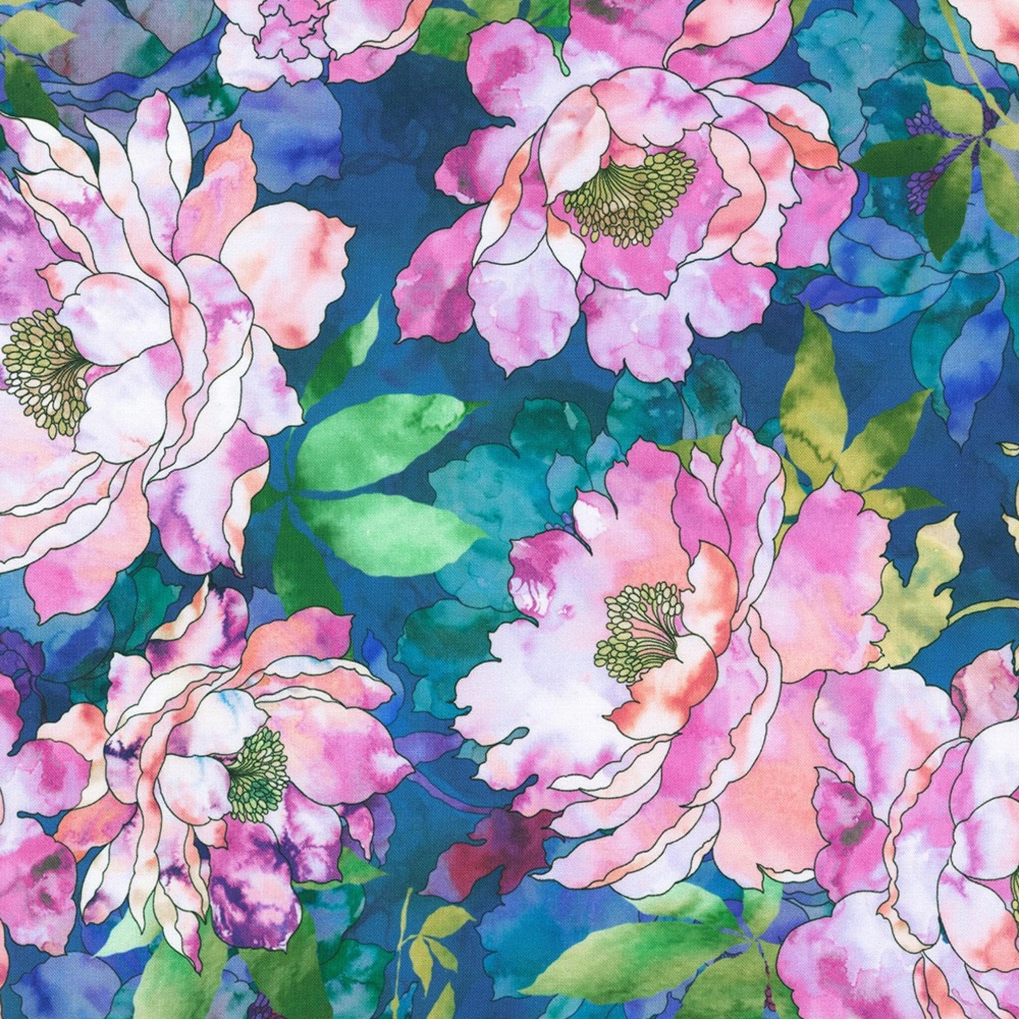 Bella Blossoms Layer Cake: 42 Cotton 10" Squares by Studio RK