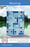 Blessings Quilt Pattern: Fat Quarter Friendly, 6 Sizes From Busy Hands