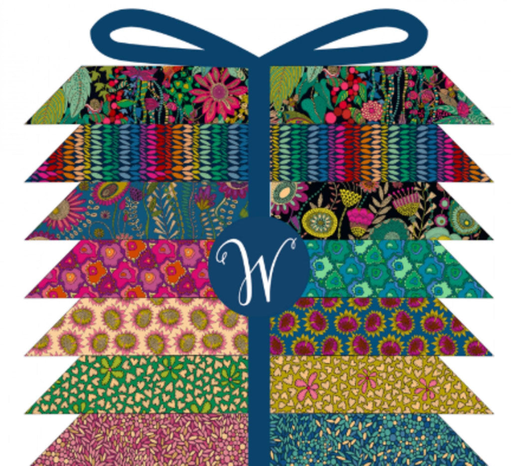 Twilight Fabric Fat Quarter Collection by Sally Kelly - 13 Piece Set
