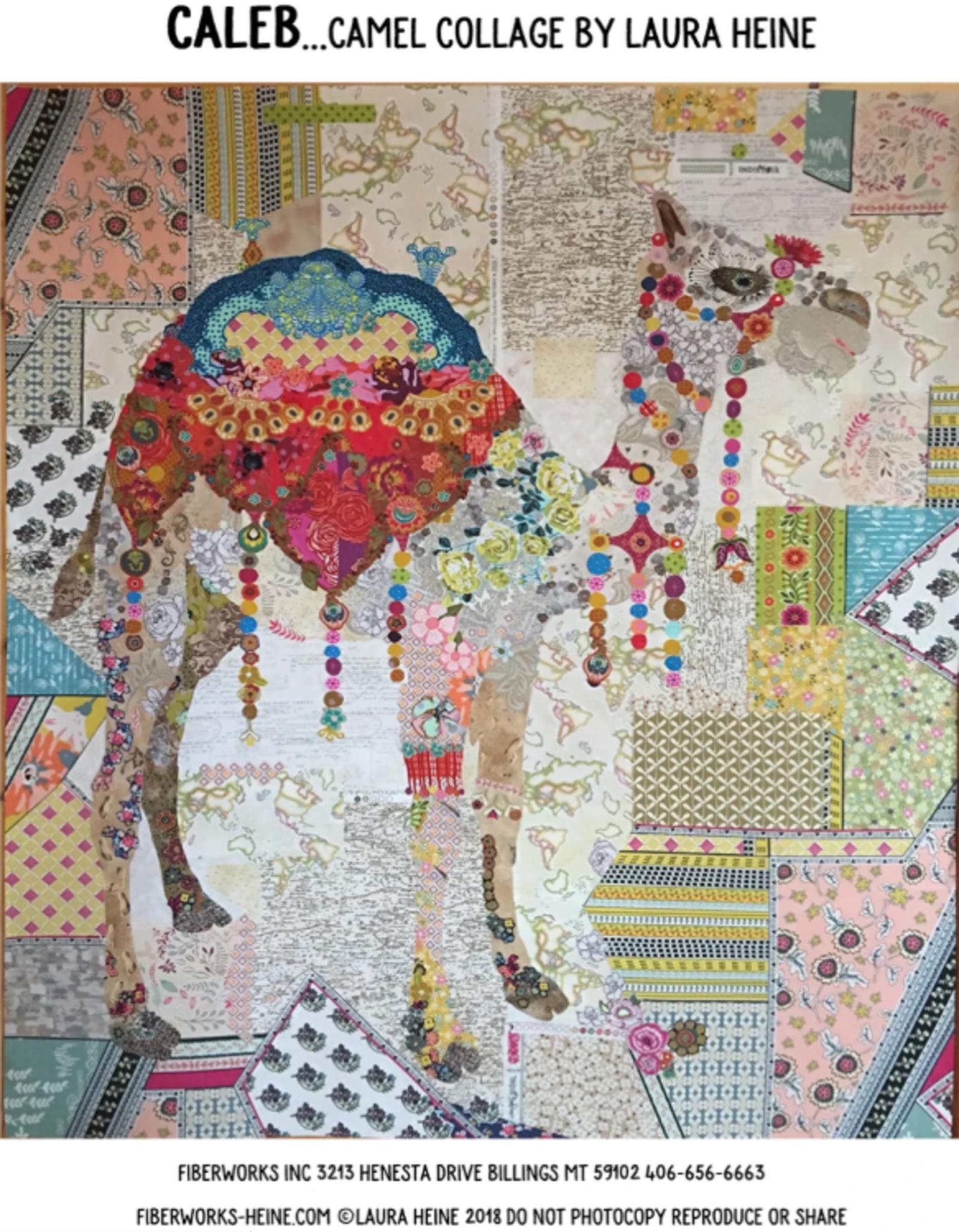 Caleb Camel Collage Quilt Pattern by Laura Heine: 45" x 53"