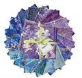 Metallic Gold Floral Fat Quarters - Benartex Kanvax - 17 Piece Set
