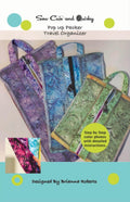 Pop Up Travel Organizer Pattern: 3 Sizes, Beginner Sewing