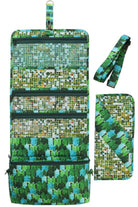 Travel Essentials Organizer Pattern: Fold-Up Design & Hot Tools Sleeve