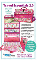 Travel Essentials Organizer Pattern: Fold-Up Design & Hot Tools Sleeve