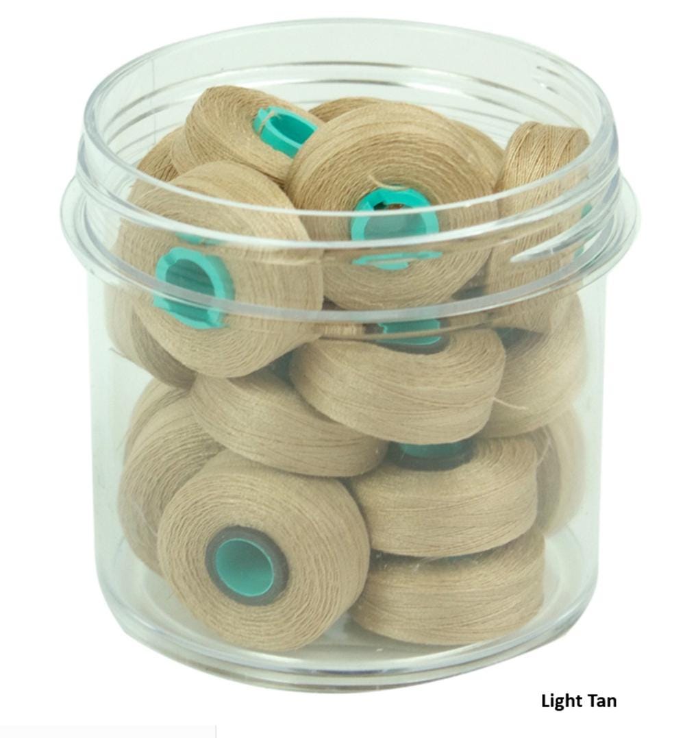 Magna-Quilt Cotton L-Style Bobbin from Filtec - 20 Count, 74 yards each