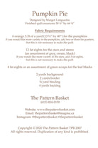Pumpkin Pie Quilt Pattern by Margot Languedoc Designs - 50.5" x 66.75"