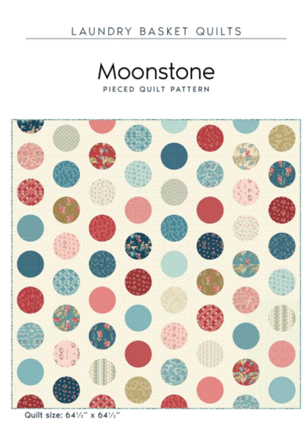 Moonstone Quilt Pattern by Edyta Sitar - 64.5" x 64.5"