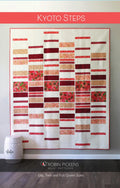 Kyoto Steps Quilt Pattern by Robin Pickens. Three Sizes included in Pattern options.