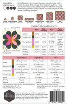 Retro Blossoms Quilt Pattern by Brittany Lloyd From Lo & Behold Stitchery - 7 sizes included