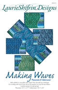 Making Waves Placemats and Tablerunner pattern by Laurie Shifrin Designs - precut friendly