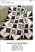 Simply Cool Quilt Pattern for 5 sizes, by Designer Diana Beaubien for Pleasant Valley Creations
