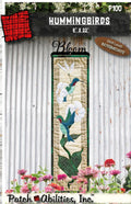Hummingbirds Wall Hanging from Patch Abilities - 6" x 22"