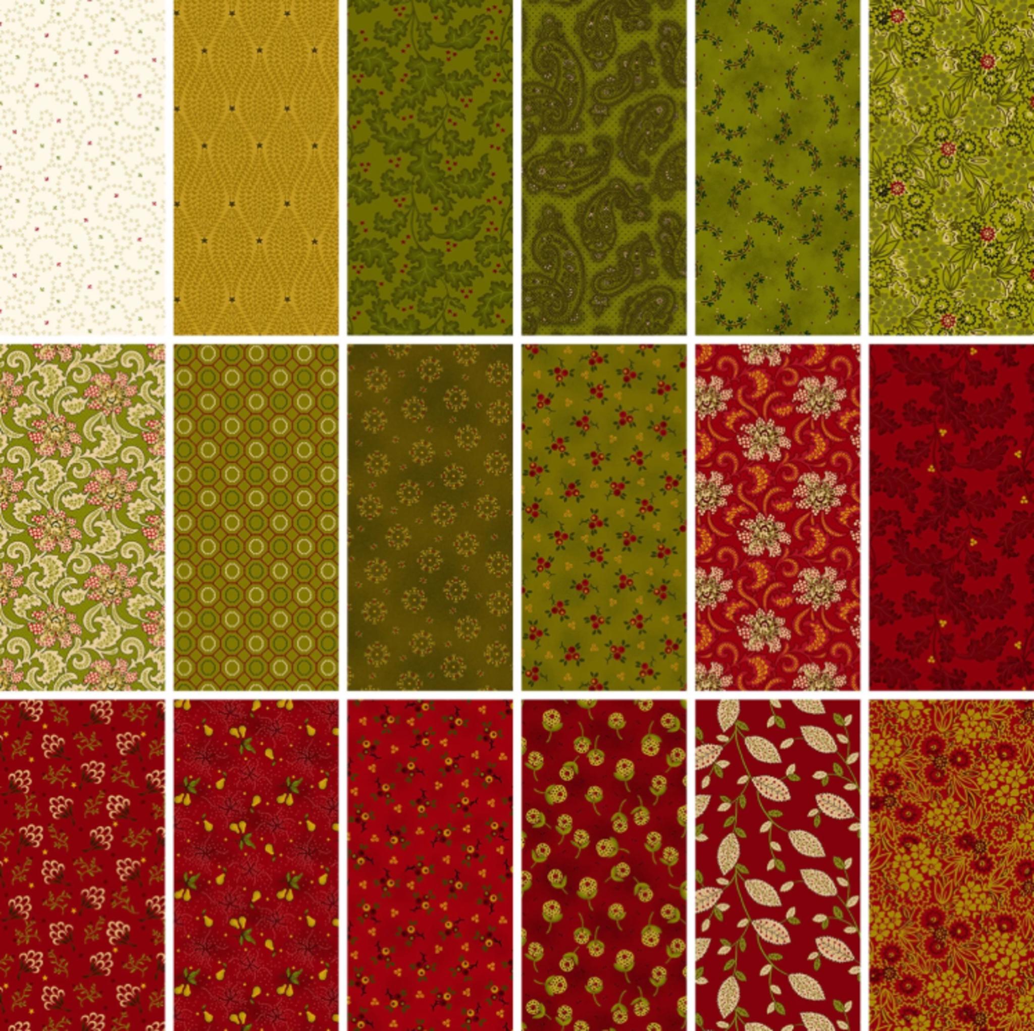 Baubles & Balsam Layer Cake from Kim Diehl, 42 pieces 10 inch square