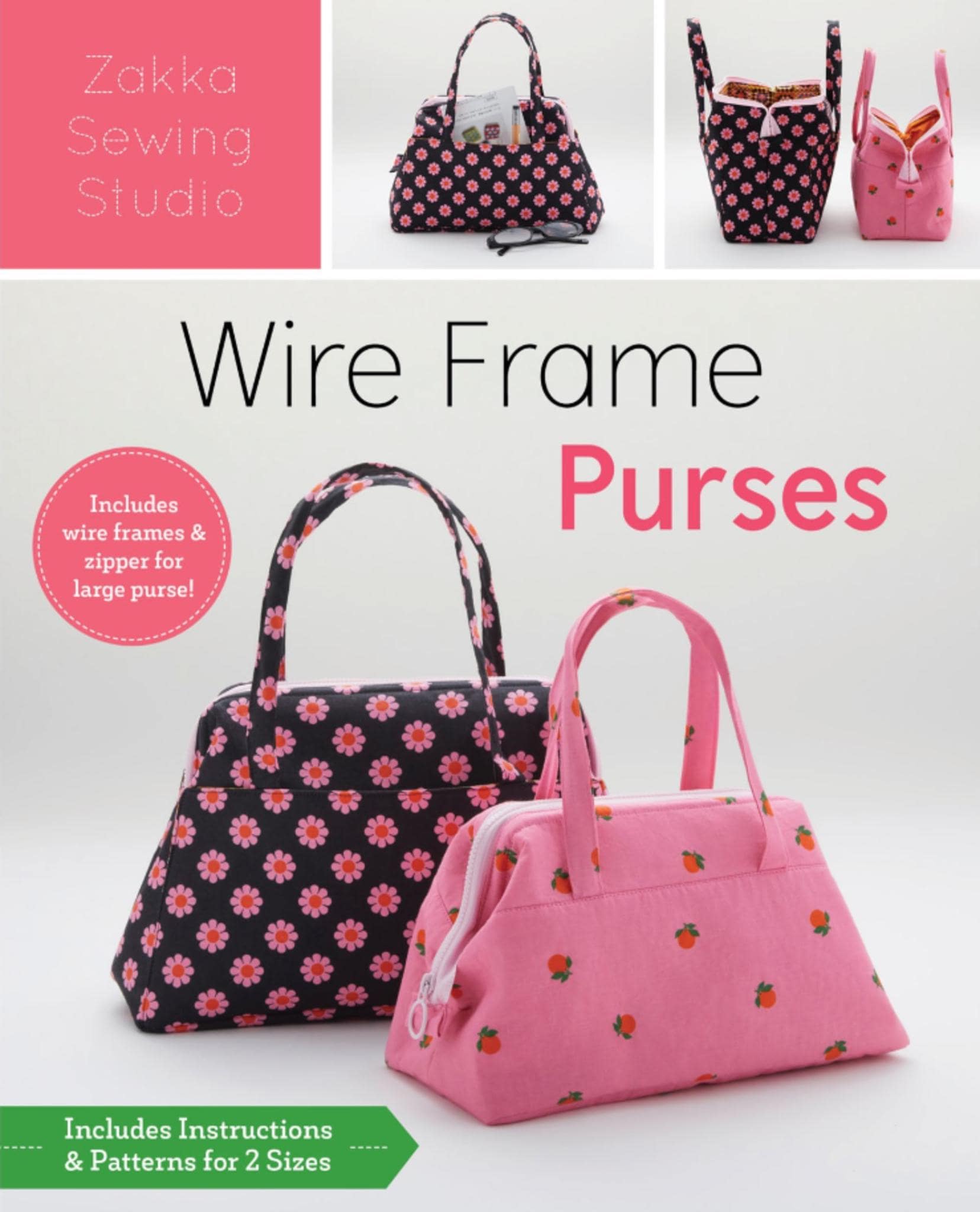 Wire Frame Purses from Zakka workshop - includes wire frame