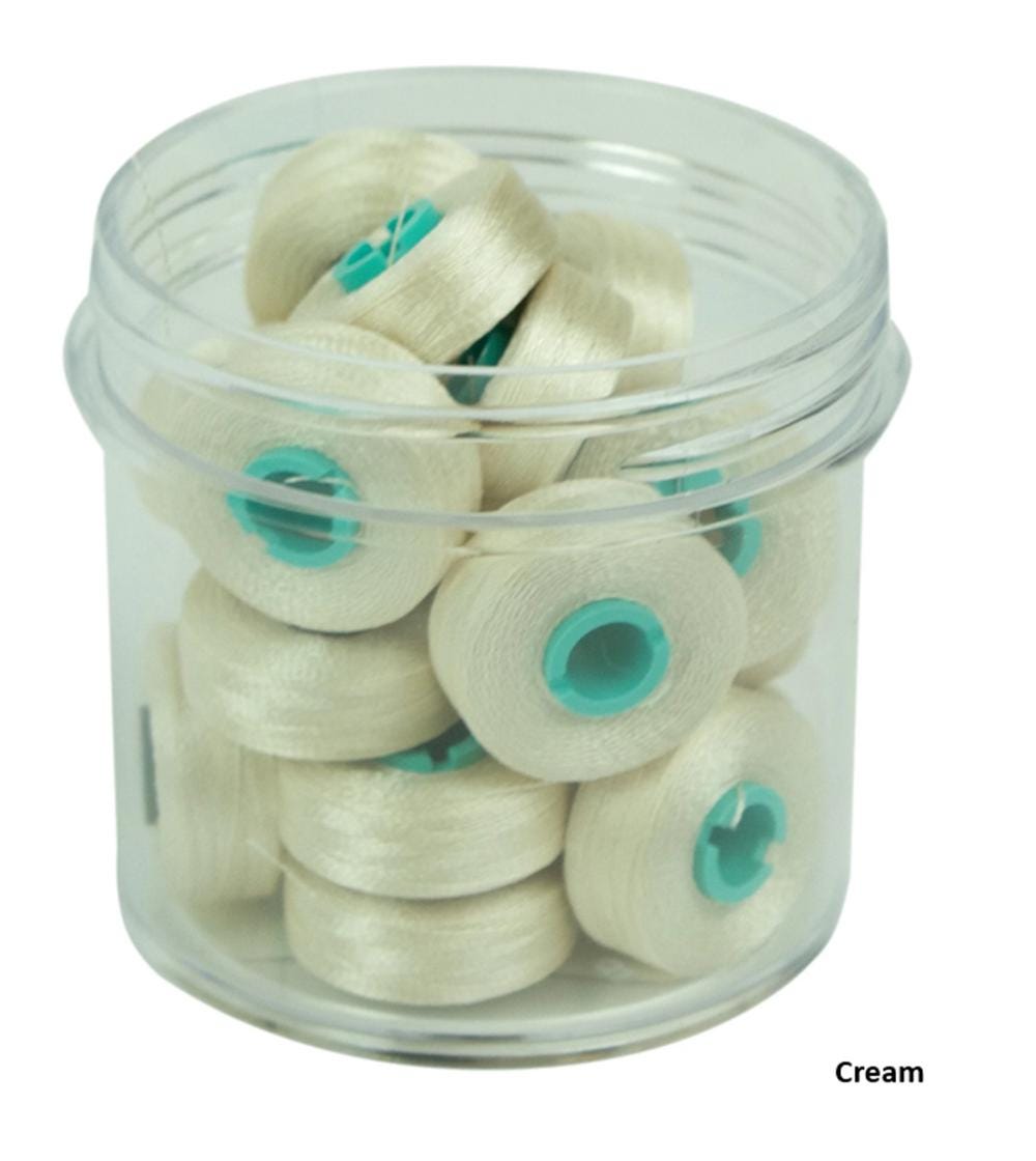 Magna-Quilt Cotton L-Style Bobbin from Filtec - 20 Count, 74 yards each
