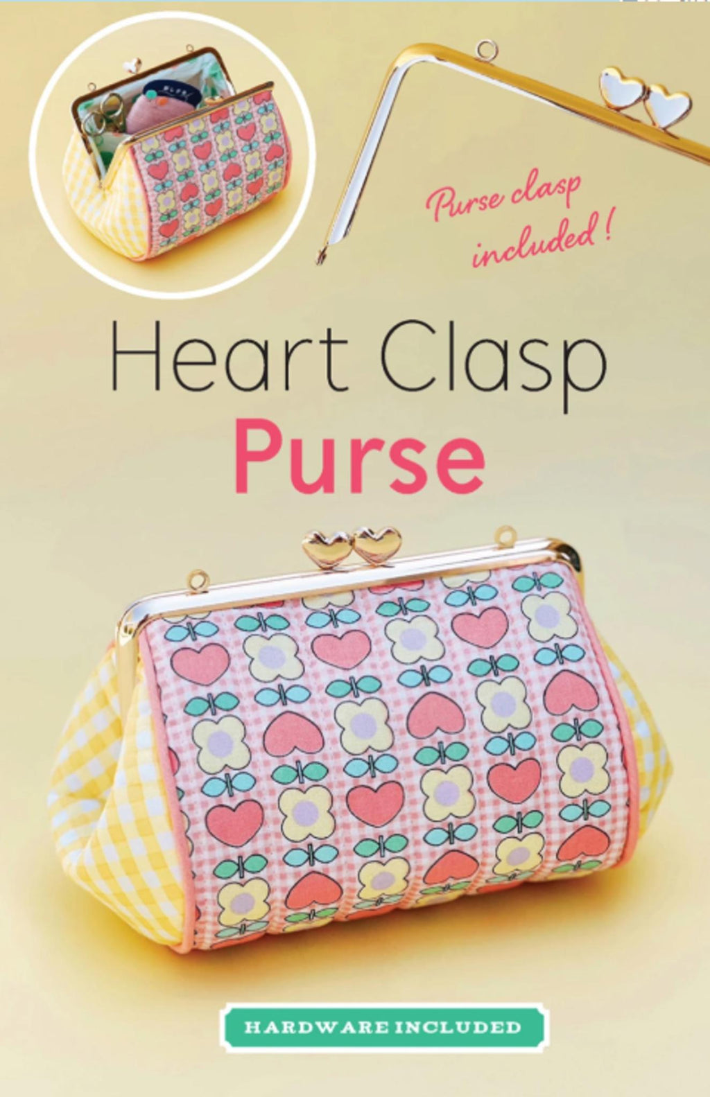 Heart Clasp Purse with Hardware from Zakka workshop