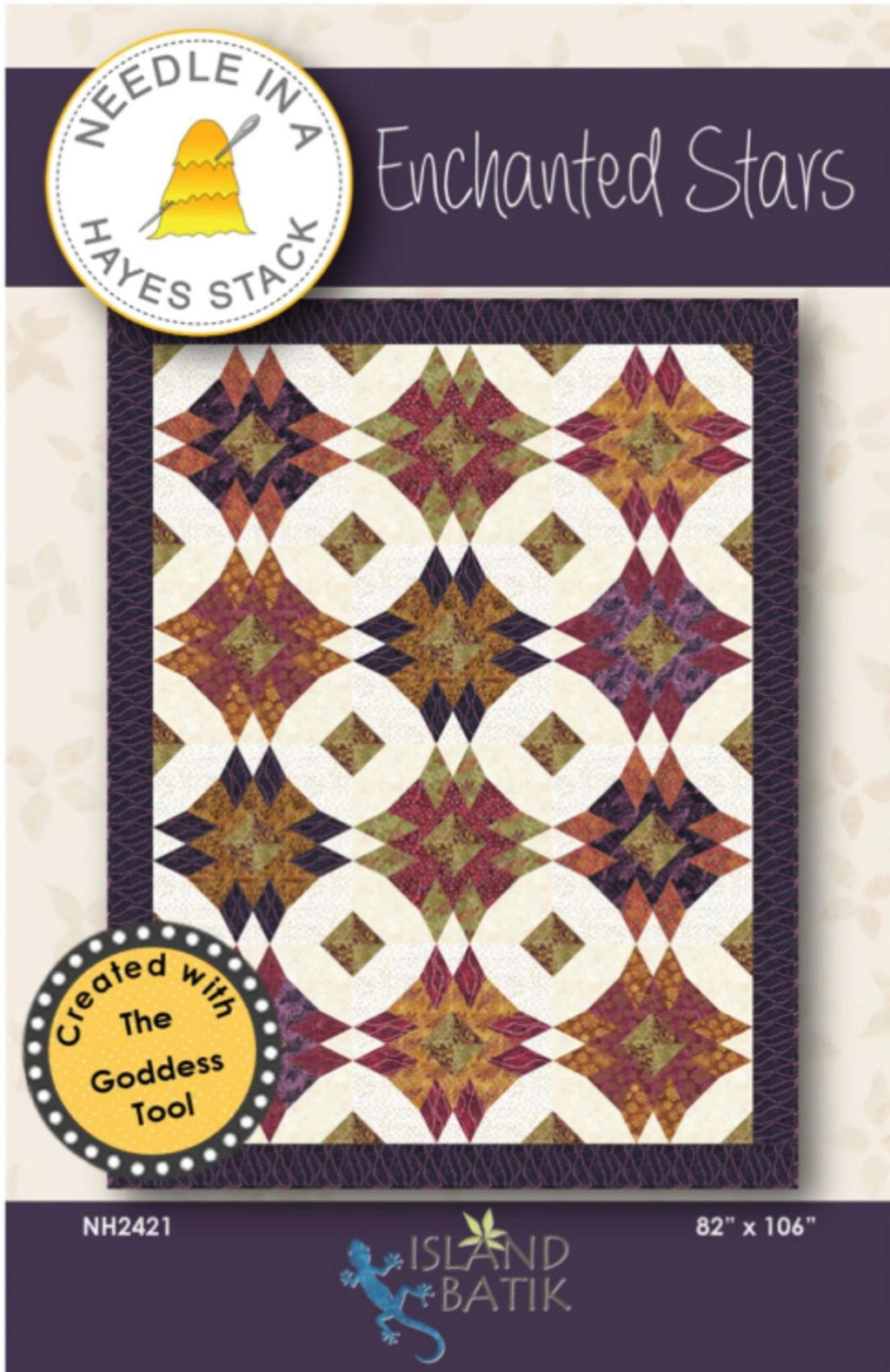 Enchanted Stars Quilt Pattern by Tiffany Hayes - 82" x 106"