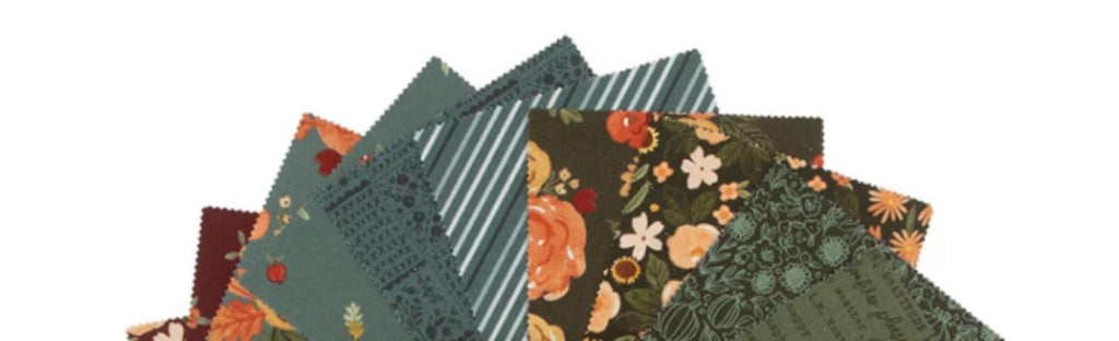Happy Fall Days Layer Cake 10" squares from Riley Blake Designs - includes duplicates  42pcs