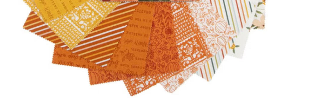 Happy Fall Days Layer Cake 10" squares from Riley Blake Designs - includes duplicates  42pcs