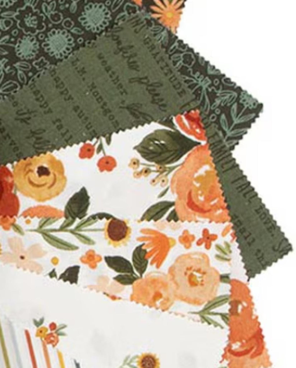 Happy Fall Days Layer Cake 10" squares from Riley Blake Designs - includes duplicates  42pcs