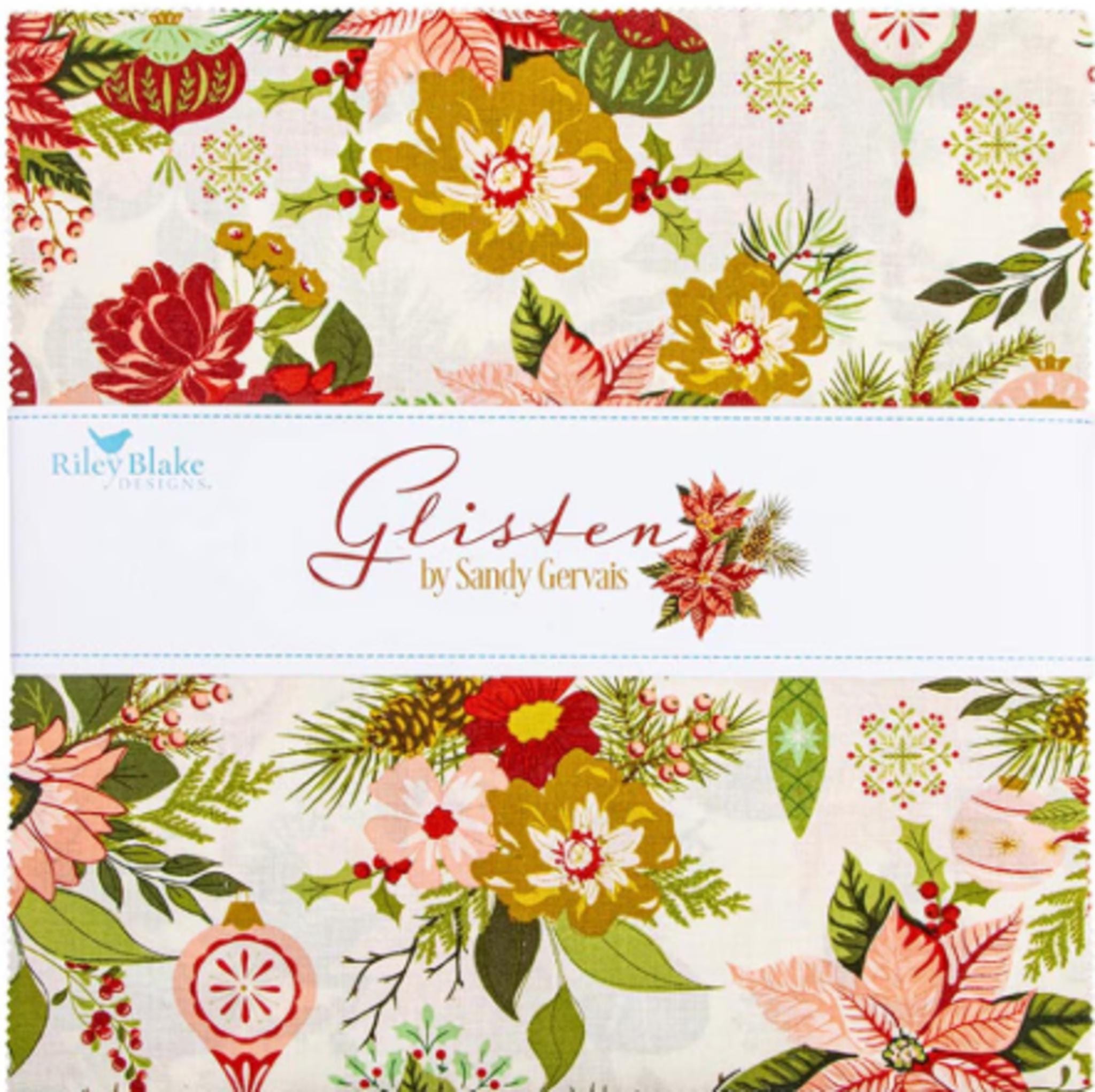 Glisten Layer Cake 10" squares from Riley Blake Designs - includes duplicates 42pcs