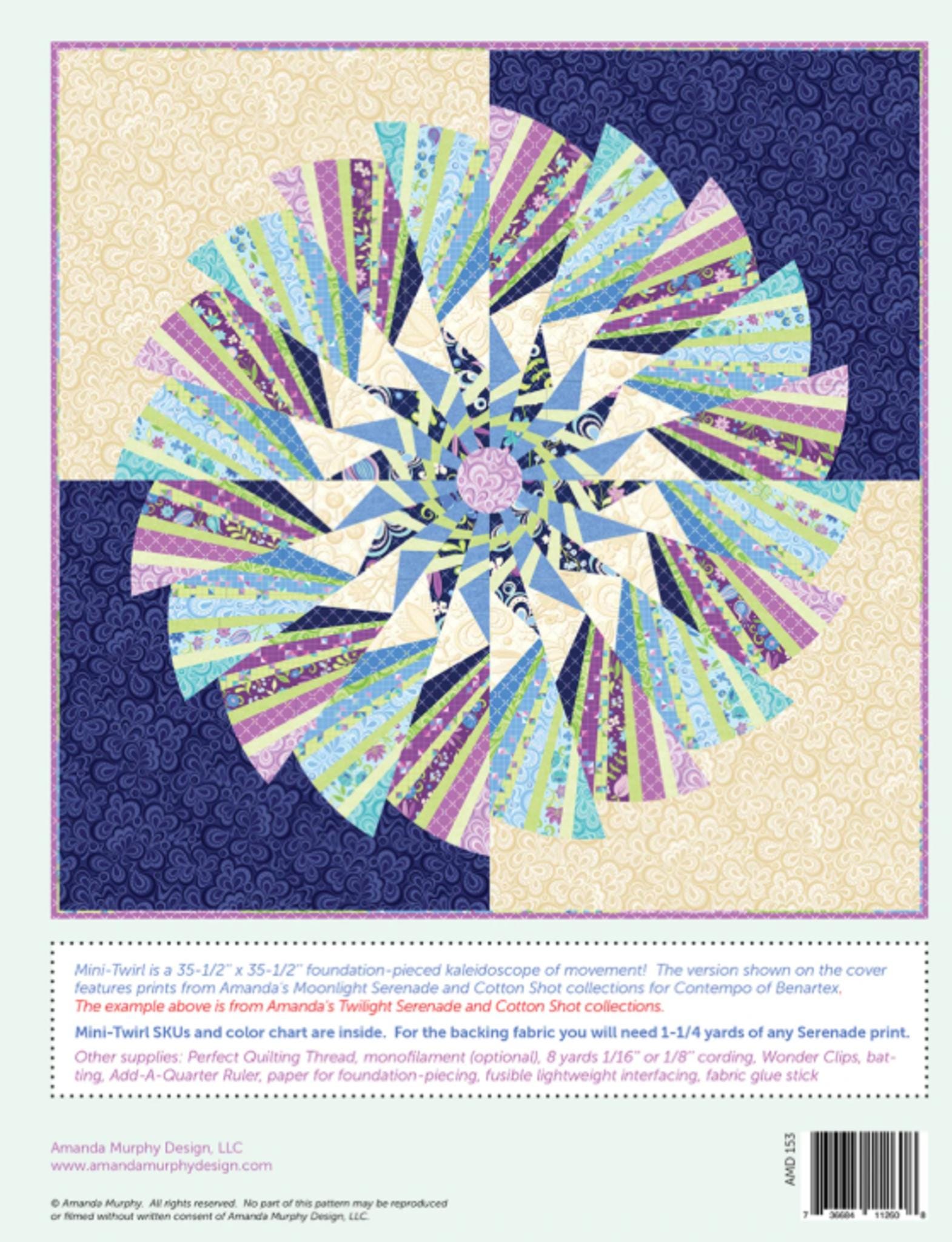 Mini Twirl Quilt Pattern by Amanda Murphy: Foundation Pieced (35.5" Square)