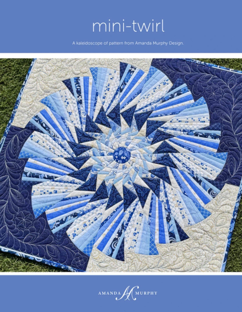 Mini Twirl Quilt Pattern by Amanda Murphy: Foundation Pieced (35.5" Square)