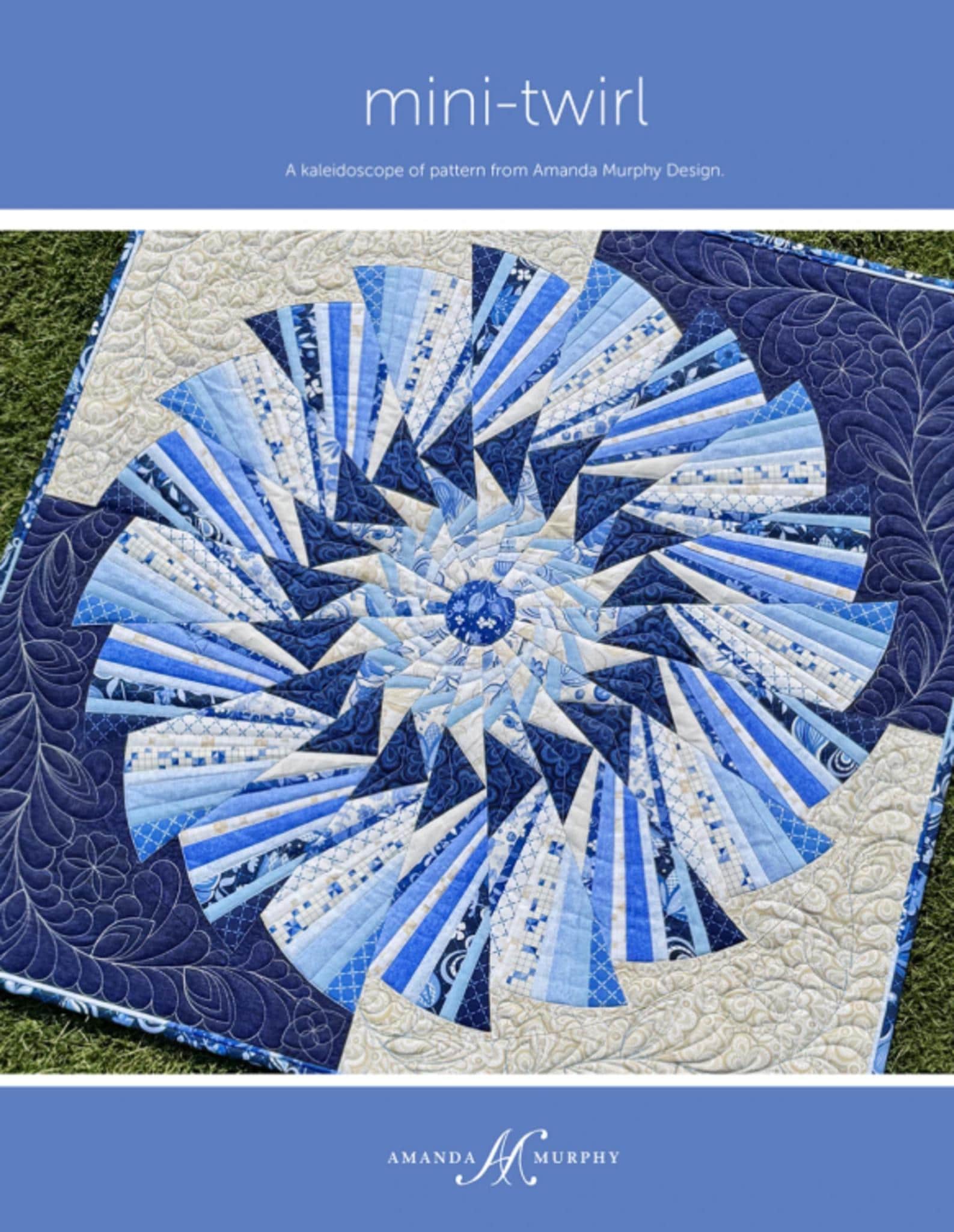 Mini Twirl Quilt Pattern by Amanda Murphy: Foundation Pieced (35.5" Square)