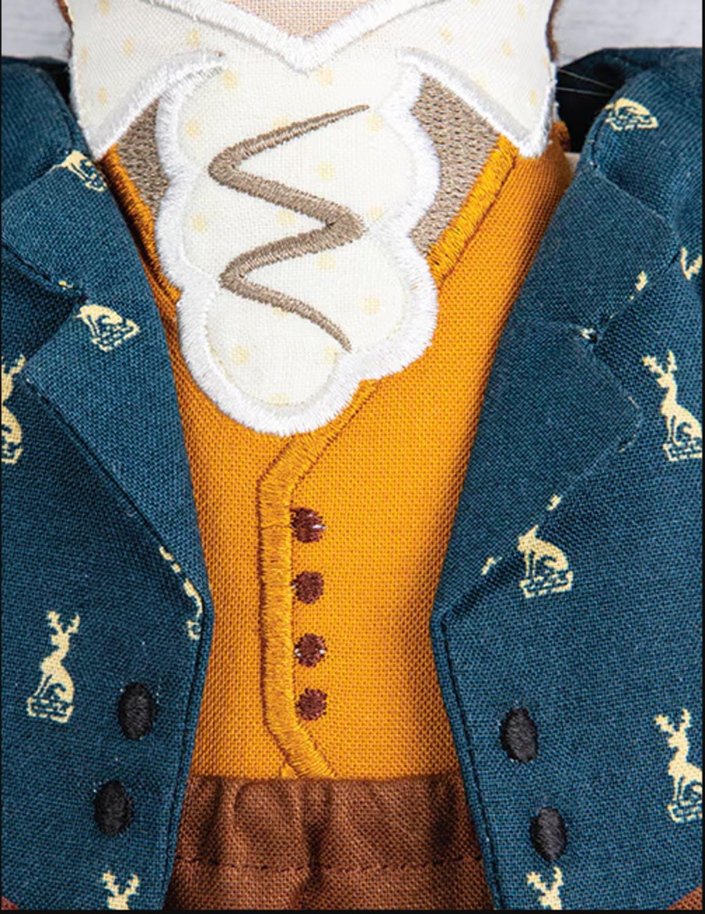 Jane Austen Ladies & Gents Dolls - Machine Embroidery USB from Riley Blake