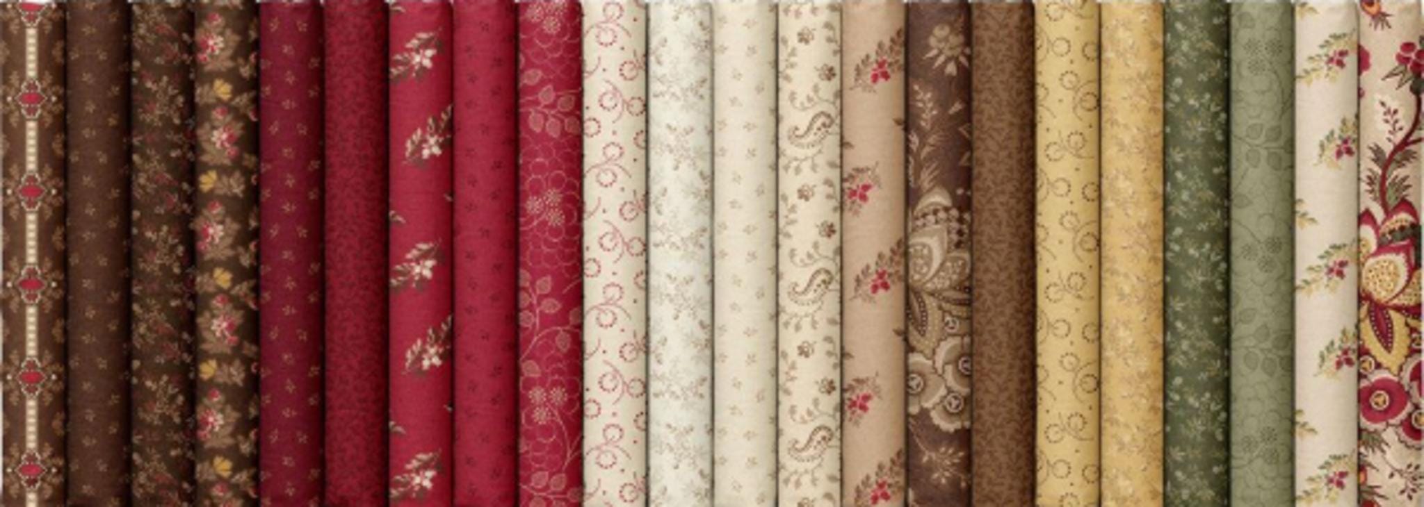 Arabella, 10 inch layer cake from Marcus Fabrics, designed by Carrie Quinn and Katie Soldberg, 42 Pcs