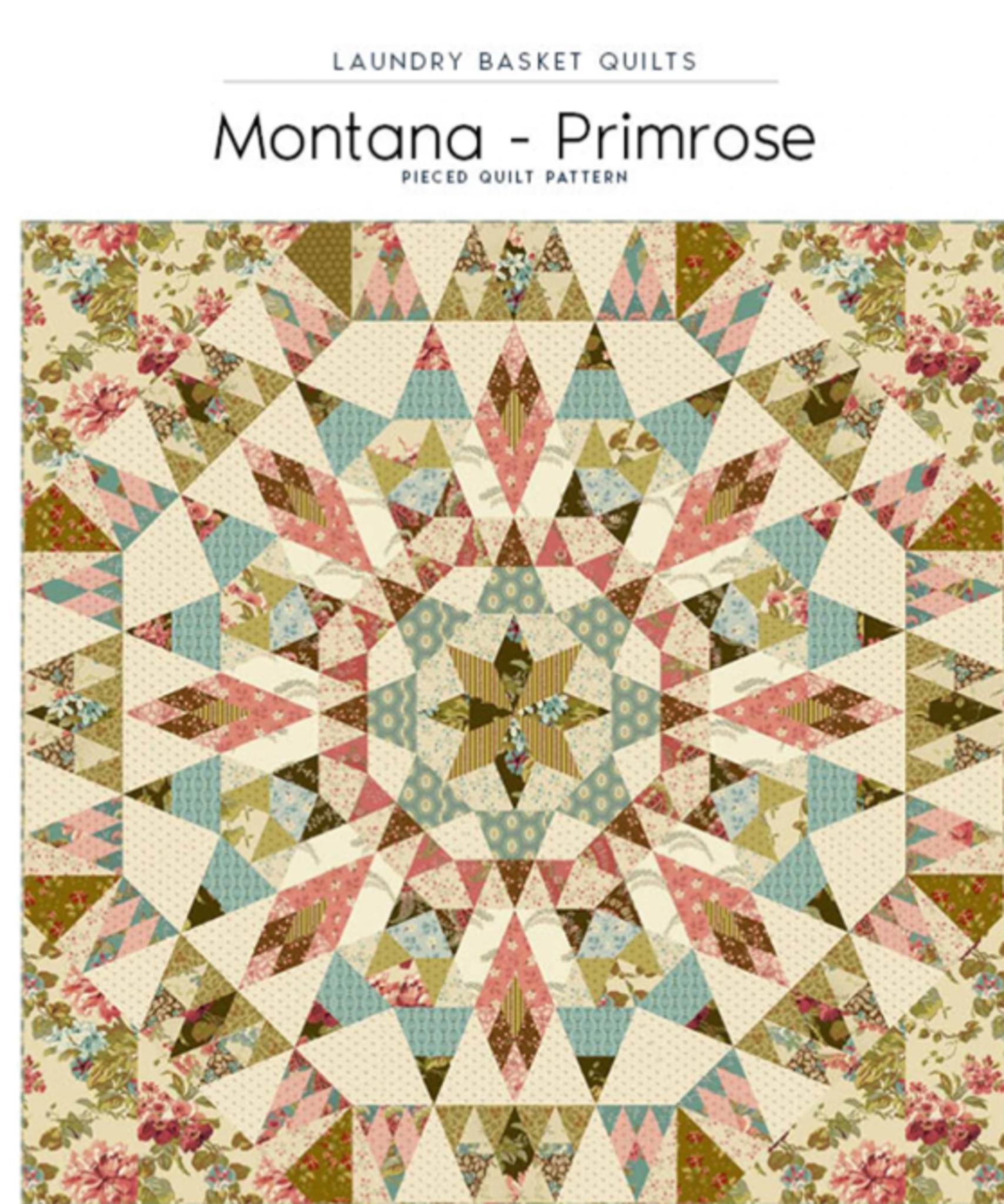 Montana - Primose Quilt Pattern: Pieced Design 60.5 x 60.5