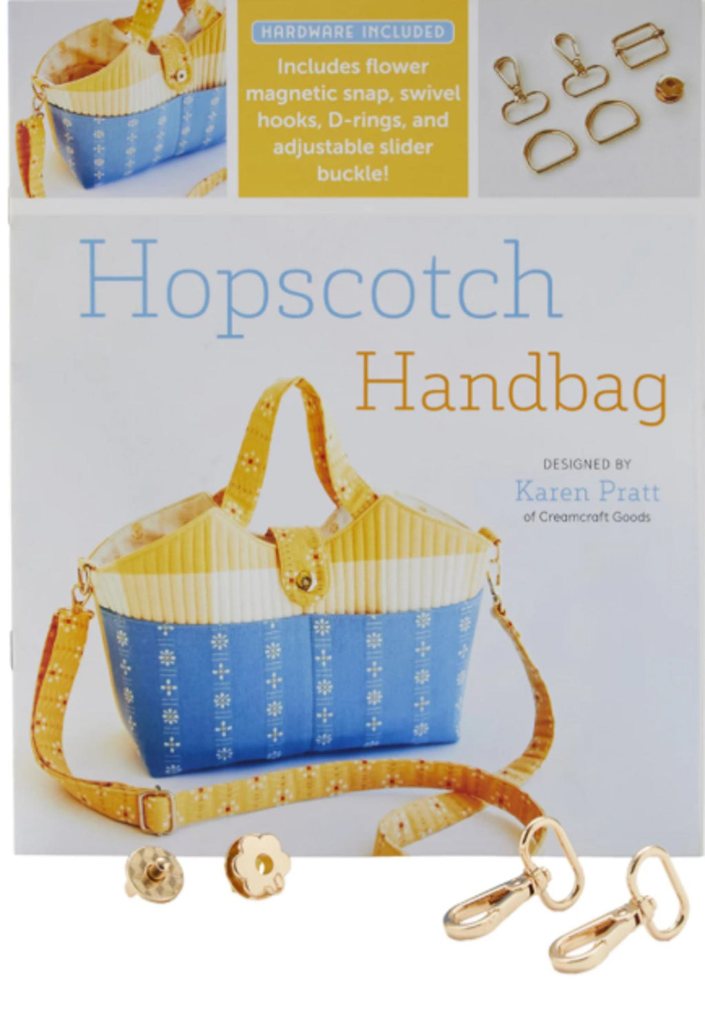 Hopscotch Handbag Kit from Zakka Workshop, designed by Karen Pratt