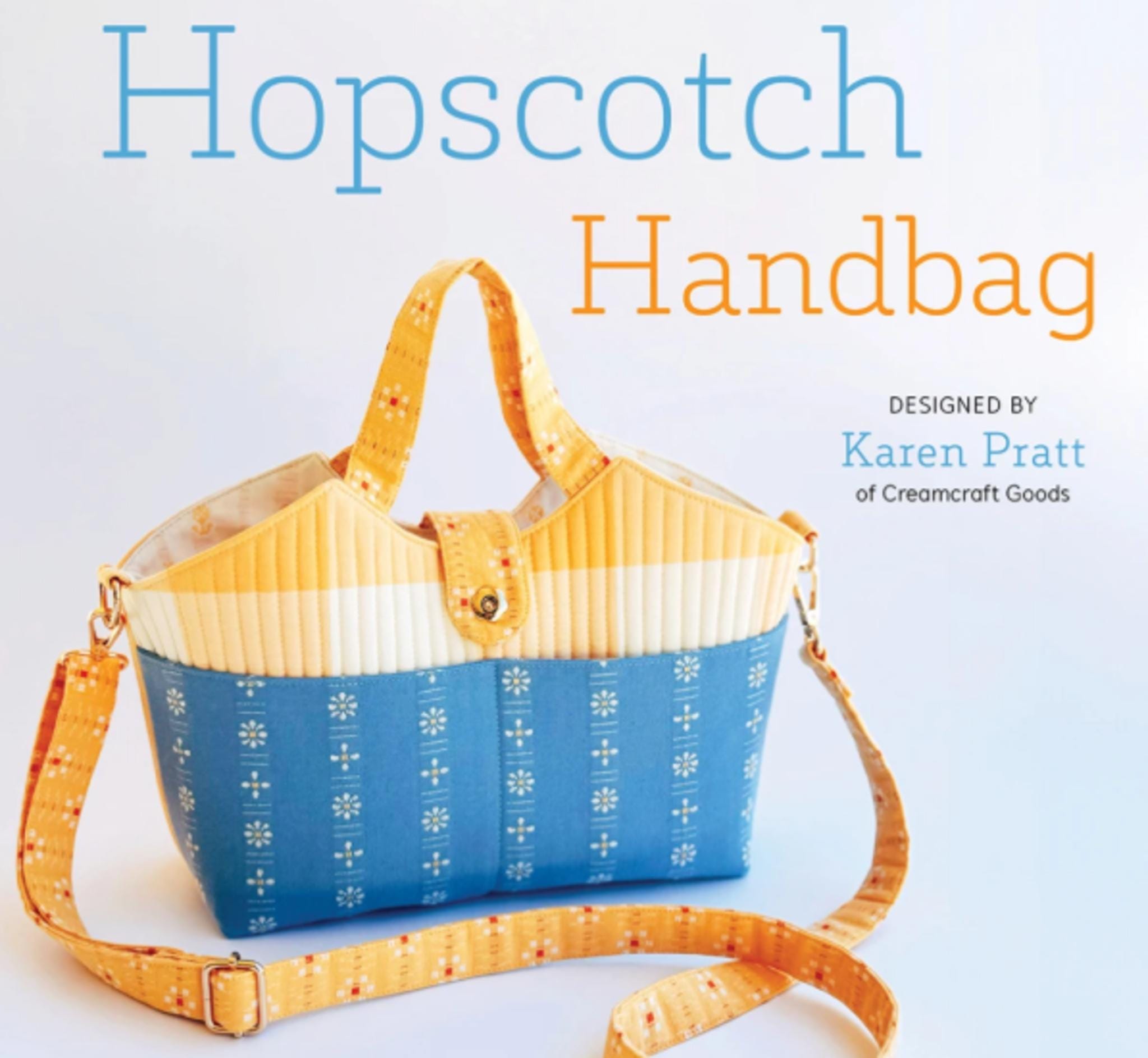 Hopscotch Handbag Kit from Zakka Workshop, designed by Karen Pratt